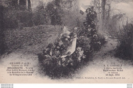 B17-77) JOUARRE - BEAUSSITE  -TOMBE D'UN SOLDAT ECOSSAIS TOMBE A LA BATAILLE DE LA MARNE  - ( 2 SCANS ) - War Cemeteries