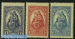 Hungary 1926 Definitives 3v, Unused (hinged), Religion - Religion - Ungebraucht