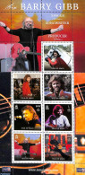 Isle Of Man 2021 Sir Barry Gibb M/s, Mint NH, Performance Art - Music - Popular Music - Music
