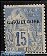 Guadeloupe 1891 15c, Stamp Out Of Set, Unused (hinged) - Nuevos