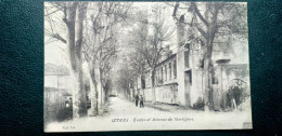 13 , Istres , Les Grands Hôtels Et L'avenue Des Martigues En 1917 - Istres