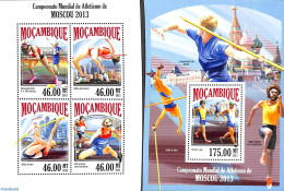 Mozambique 2013 World Athletics Games 2 S/s, Mint NH, Sport - Athletics - Sport (other And Mixed) - Atletica