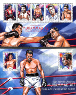 Guinea Bissau 2014 Muhammad Ali 2 S/s, Mint NH, Sport - Boxing - Pugilato