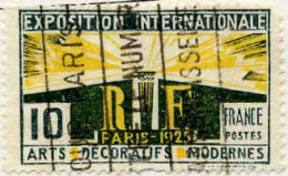 France Poste Obl Yv: 210 Mi:177 Expo Arts Décoratifs Modernes (Belle Obl.mécanique) Dents Courtes - Used Stamps