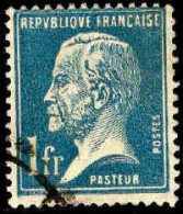 France Poste Obl Yv: 179 Mi:195 Louis Pasteur (cachet Rond) Dent Courte - Gebraucht