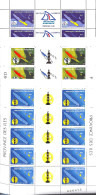 New Caledonia 1991 Provinces 3 M/swith Tabs (=10 Sets), Mint NH, Various - Maps - Unused Stamps