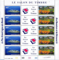 New Caledonia 1994 Salon Du Timbre M/s, Mint NH, Nature - Various - Cattle - Lighthouses & Safety At Sea - Ongebruikt