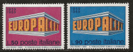 Italie 1969 N°Y.T. :  1034 Et 1035 ** - 1961-70: Neufs