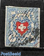 Switzerland 1851 5Rp, Used, Used Stamps - 1843-1852 Kantonalmarken Und Bundesmarken