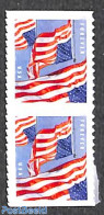 United States Of America 2022 Flag Booklet Pair S-a Double-sided, Mint NH - Unused Stamps