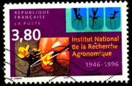 France Poste Obl Yv:3001 Mi:3149 Institut National De La Recherche Agronomique (Lign.Ondulées) - Gebraucht
