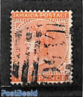 Jamaica 1883 4d, WM Crown-CA, Used A56 (=Moneague), Used Stamps - Giamaica (1962-...)