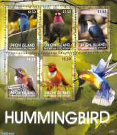 Saint Vincent & The Grenadines 2021 Hummingbirds 5v M/s, Mint NH, Nature - Birds - Hummingbirds - St.Vincent E Grenadine