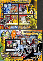 Mozambique 2011 African Paintings 2 S/s, Mint NH, Art - Modern Art (1850-present) - Paintings - Mozambique