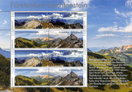 Liechtenstein 2022 Mountain Panorama M/s, Mint NH, Sport - Mountains & Mountain Climbing - Ongebruikt