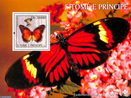 Sao Tome/Principe 2003 Butterflies, Scouting S/s, Mint NH, Nature - Sport - Butterflies - Scouting - São Tomé Und Príncipe