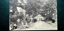 13 , Istres ,  Entrée Avenue Porte D'Arles En 1917........cachet école D'aviation Au Verso - Istres