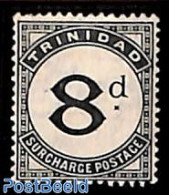 Trinidad & Tobago 1906 8d Postage Due, WM Mult.Crown-CA, Stamp Out Of Set, Unused (hinged) - Trinidad Y Tobago (1962-...)