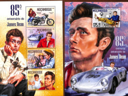 Mozambique 2016 James Dean 2 S/s, Mint NH, Performance Art - Transport - Movie Stars - Automobiles - Motorcycles - Actores