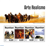 Mozambique 2014 Realism 4v M/s, Mint NH, Art - Paintings - Mozambico