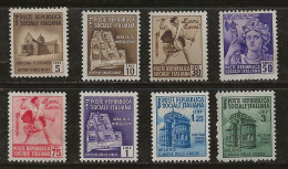 Italie 1944-1945 N°Y.T. :  31,32 Et 35 à 40* - Mint/hinged