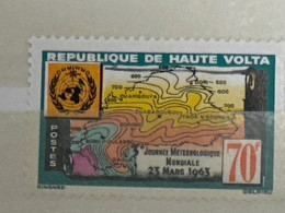 1963  Haute Volta MNH Météorologie - Alto Volta (1958-1984)