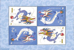 Singapore 2024 Year Of The Dragon S/s, Mint NH, Various - New Year - Anno Nuovo