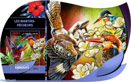Djibouti 2016 Kingfishers, Mint NH, Nature - Flowers & Plants - Kingfishers - Dschibuti (1977-...)