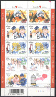 Belgium Belgique Belgien 2003 St. Valentine Day At The Service Of The Public Rescue Post Medicine Sheetlet / Block MNH - Neufs