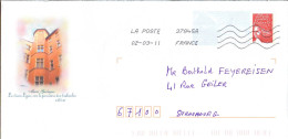 France Entier-P Obl Yv:3417-E2 Marianne De Luquet RF (Lign.Ondulées & Code ROC) 37845A 02-03-11 Le Vieux Lyon - Prêts-à-poster: Repiquages /Luquet