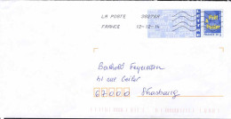 France Entier-P Obl (5071) PAP Fond De Sécurité Bleu Long (Lign.Ondulées & Code ROC) 38276A 12-12-14 B2K/06U373 - PAP: Aufdrucke/Blaues Logo