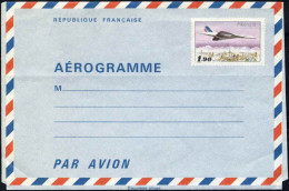 France Entier-P N** Yv:1005-AER Mi: Aérogramme Condorde Sur Paris - Aerogrammi