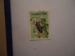 TAIWAN  USED STAMPS INSECTS - Beetles