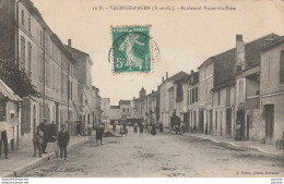 D5-82) VALENCE D'AGEN (TARN ET GARONNE) BOULEVARD VICTOR GUILHEM  - (ANIMEE  - VILLAGEOIS) - Valence