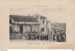 D5- 82) VALENCE D'AGEN (TARN ET GARONNE) RUE DE CASTELS - (TRES ANIMEE - VILLAGEOIS - 2 SCANS) - Valence