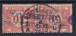 TIMBRES T Taxes EN PAIRE BRUSSEL 1930 GRIFFE  TAXE RECTIFIÉ - Stamps