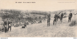 D21- 82) CAYLUS - TIRS DE COMBATS DE BATAILLON - (CARTE PANORAMIQUE- 28 X 14 - MILITARIA - 2 SCANS)  - Caylus