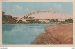 D20-47) CASTELMORON SUR LOT (LOT ET GARONNE) LE PONT ET LA PLAGE  - 2 SCANS) - Castelmoron