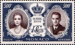 Monaco Avion N** Yv: 65 Mi:568 Princesse Grace & Rainier III - Airmail