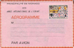 Monaco Aérogr N** Yv:503 Année Internationale De L'enfant - Postwaardestukken