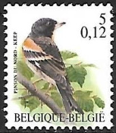 Belgium - MNH ** BUZIN -  5 BEF - 0.12 €  / 2000 : Keep -  Brambling   - Fringilla Montifringilla - Pájaros Cantores (Passeri)