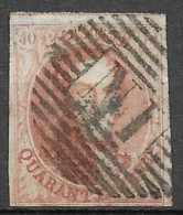 OBP12 Met 4 Randen En Met Ambulantstempel N.I (zie Scans) - 1858-1862 Medaillen (9/12)