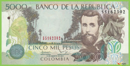 Voyo COLOMBIA 5000 Pesos 2013(2014) P452o B998r UNC - Colombia