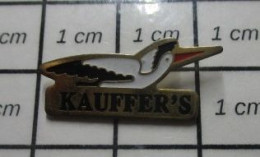 313d Pin's Pins / Beau Et Rare : ANIMAUX / CIGOGNE KAUFFER'S - Tiere