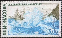 Monaco Poste Obl Yv:1111 Mi:1287 Bateau Princesse Alice II & Iceberg (Beau Cachet Rond) - Usati