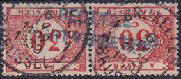 TIMBRES T Taxes EN PAIRE BRUSSEL 1930 GRIFFE  TAXE RECTIFIÉ - Stamps