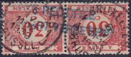 TIMBRES T Taxes EN PAIRE BRUSSEL 1930 GRIFFE  TAXE RECTIFIÉ - Timbres