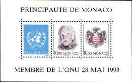 Monaco Bloc N** Yv:62 Admission à L'ONU (Thème) - UNO