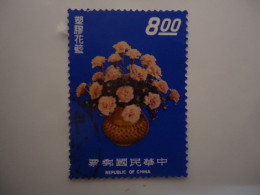 TAIWAN  USED  STAMPS  FLOWERS - Otros & Sin Clasificación