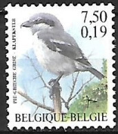 Belgium - MNH ** BUZIN -  7.50 BEF - 0.19 €  / 2001 : Klapekster -   Great Grey Shrike   - Lanius Excubitor - Passereaux